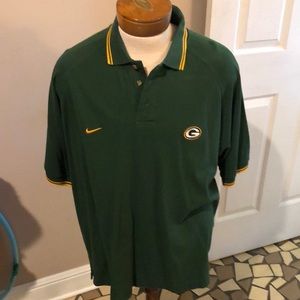 Vintage 1990s Green Bay Packers Nike polo